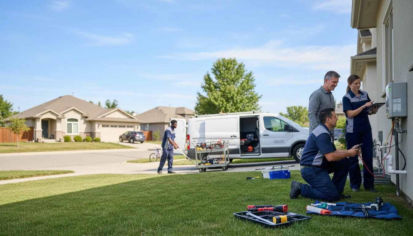 Tankless water heater service in Walls, MS